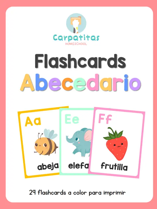 Flashcards Abecedario Profe Social